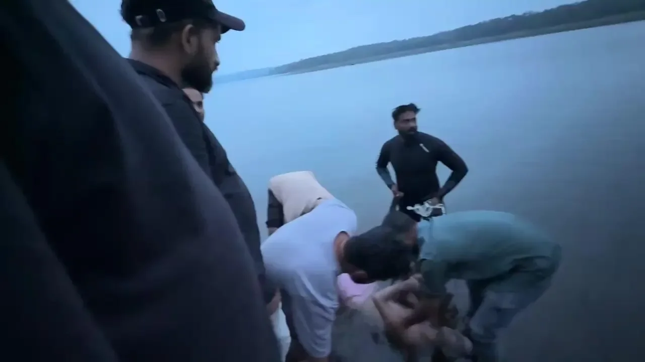 हेरूर गांव के पास हरंगी बांध के बैकवाटर में तलाश अभियान, जहां तैरने गए 21 वर्षीय युवक की डूबने से मौत हुई