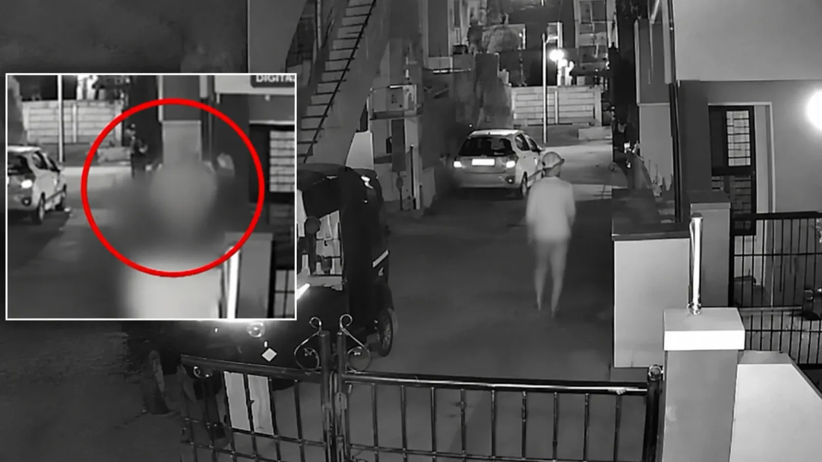 Dharwad girls PG incident: रात में परिसर के अंदर CCTV में दिखा शख्स