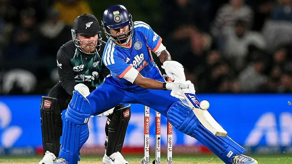 India vs New Zealand 1st T20I: रिकॉर्ड 226 रन की चेज के दौरान बल्लेबाजी करते संजू सैमसन